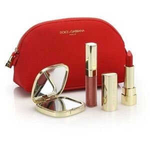 4PC RARE DISCONTINUED HOLIDAY DOLCE & GABBANA SEDUCTIVE FULL SIZES LIP SET NIB